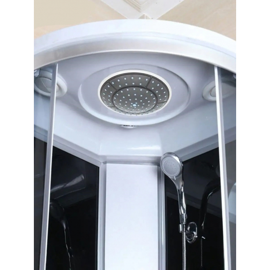 Лейка тропического душа для душевых кабин 25см + штуцер