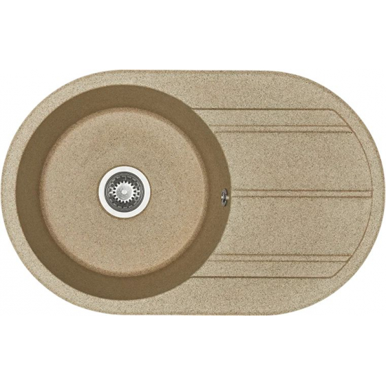 Мойка для кухни АКВАТОН Амира 78 780х500 мм, песочный