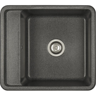 Мойка для кухни АКВАТОН Беллис 57 570х510 мм, графит, с доской