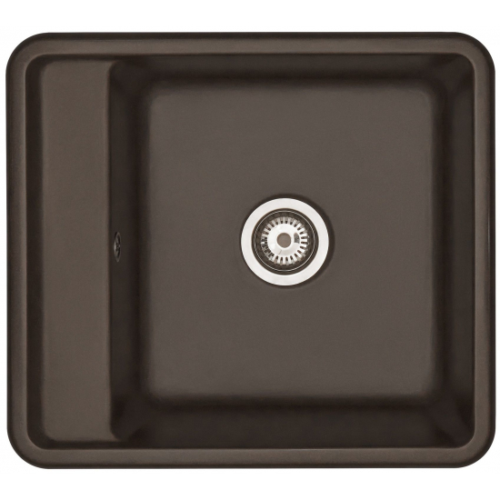 Мойка для кухни АКВАТОН Беллис 57 570х510 мм, кофе, с доской