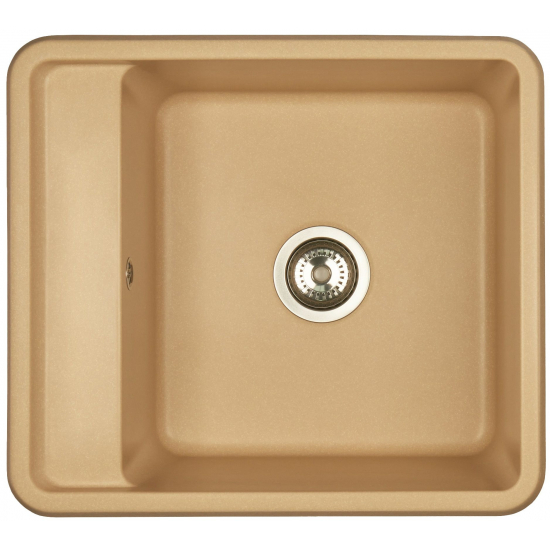 Мойка для кухни АКВАТОН Беллис 57 570х510 мм, латте, с доской