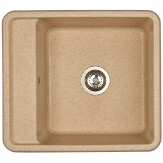 Мойка для кухни АКВАТОН Беллис 57 570х510 мм, песочный, с доской