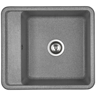 Мойка для кухни АКВАТОН Беллис 57 570х510 мм, серый, с доской