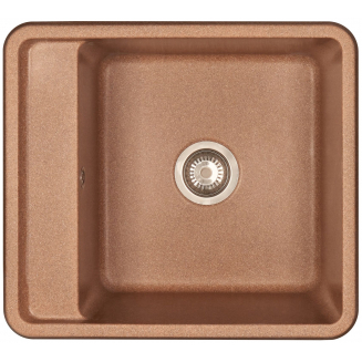 Мойка для кухни АКВАТОН Беллис 57 570х510 мм, терракот, с доской