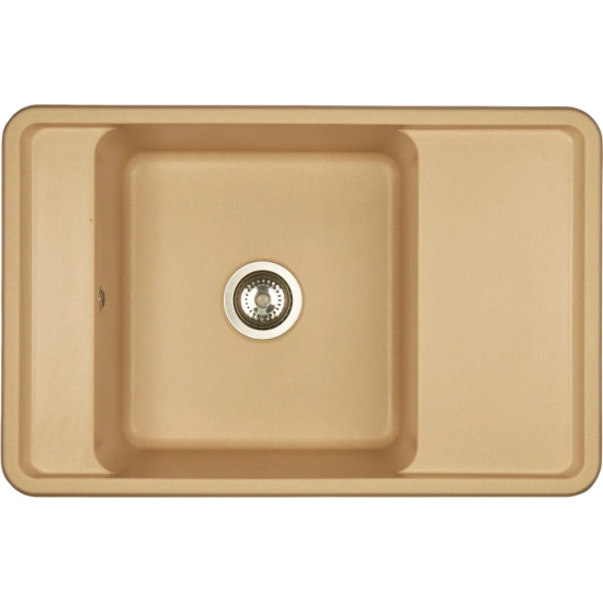 Мойка для кухни АКВАТОН Беллис 78 780х510 мм, латте, с доской