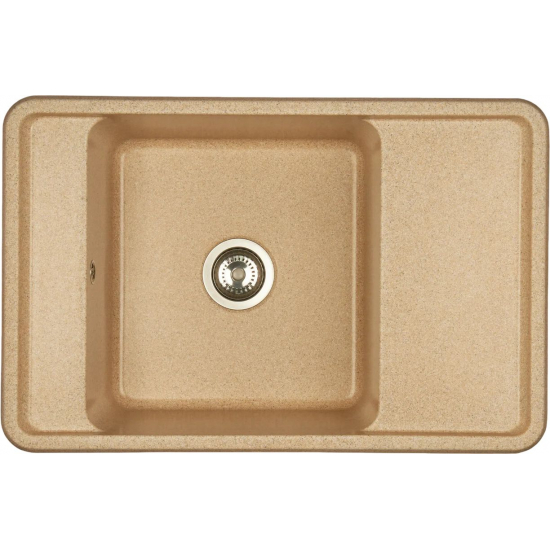 Мойка для кухни АКВАТОН Беллис 78 780х510 мм, песочный, с доской