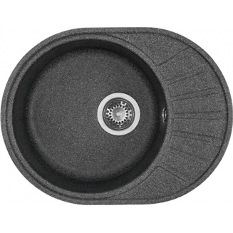 Мойка для кухни АКВАТОН Чезана 57 568х437 мм, графит