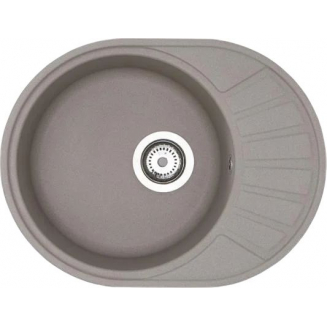 Мойка для кухни АКВАТОН Чезана 57 568х437 мм, серый шёлк