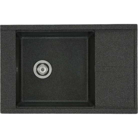 Мойка для кухни АКВАТОН Делия 78 787х516 мм, графит