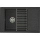 Мойка для кухни АКВАТОН Делия 78 787х516 мм, графит