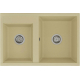 Мойка для кухни АКВАТОН Делия 78 двухчашевая 780х520 мм, шампань