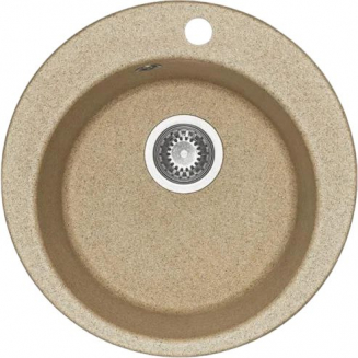 Мойка для кухни АКВАТОН Иверия 48 D=480 мм, песочный