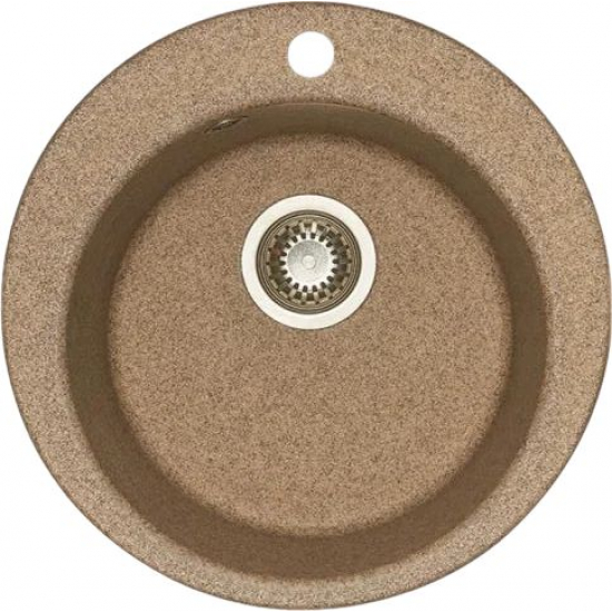 Мойка для кухни АКВАТОН Иверия 48 D=480 мм, терракот