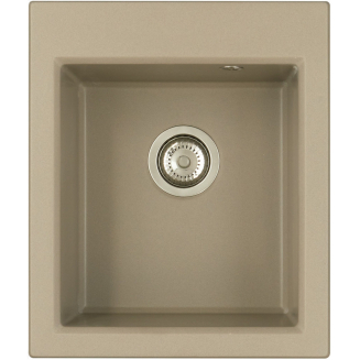 Мойка для кухни АКВАТОН Линеа 43 434х517 мм, серый шёлк