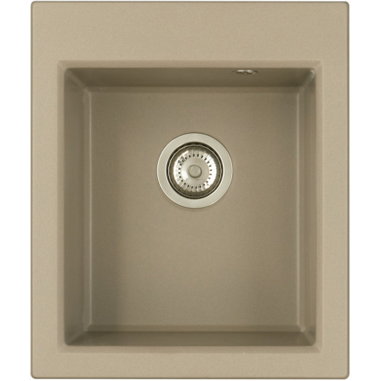 Мойка для кухни АКВАТОН Линеа 43 434х517 мм, серый шёлк