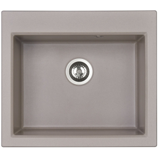 Мойка для кухни АКВАТОН Линеа 58 584х517 мм, серый шёлк