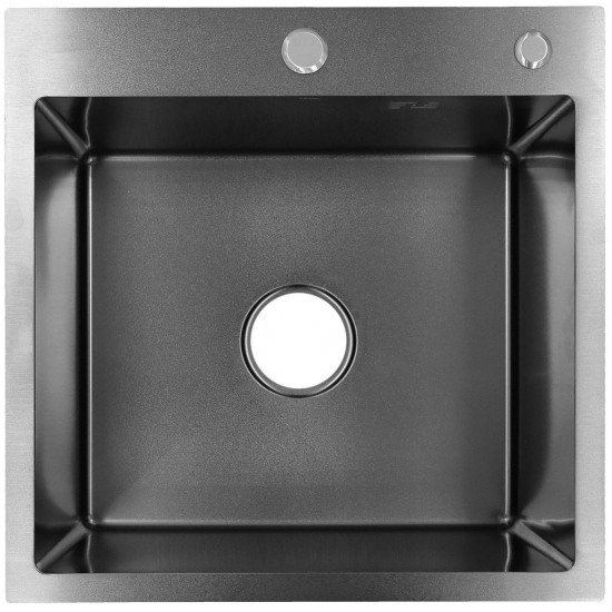Мойка для кухни AZARIO Sabrina AZB5050S 500х500x3 мм, нержавеющая сталь SUS304, оружейная сталь