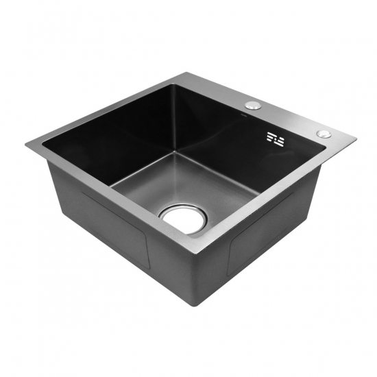 Мойка для кухни AZARIO Sabrina AZB5050S 500х500x3 мм, нержавеющая сталь SUS304, оружейная сталь