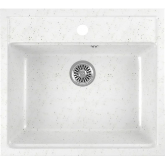 Мойка для кухни DOMACI Бьелла DMC-06 565х505 мм, белый