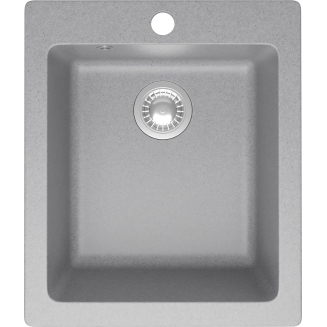 Мойка для кухни DOMACI Болонья М-08 425х500 мм, светло-серый