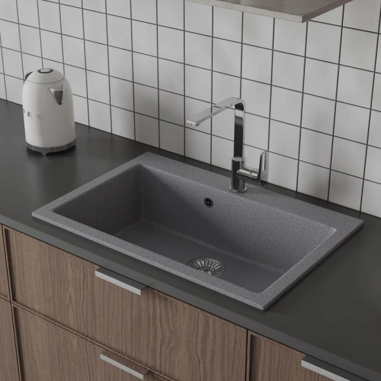 Мойка для кухни DOMACI Болонья М-39 755х505 мм, серый