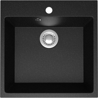 Мойка для кухни DOMACI Болонья М-42 500х500 мм, чёрный