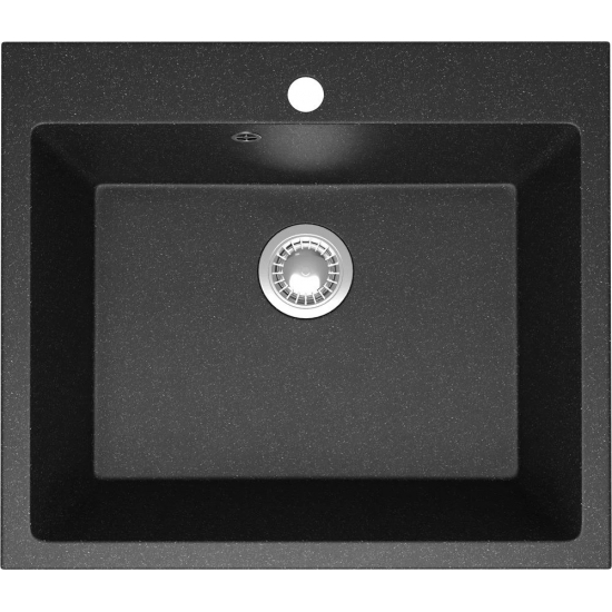 Мойка для кухни DOMACI Болонья М-44 595х515 мм, антрацит