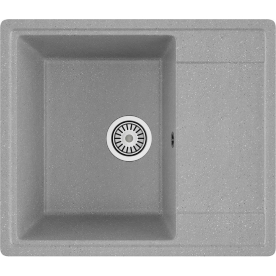Мойка для кухни DOMACI Палермо PR-575 чаша+крыло 575х495 мм, серый