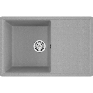 Мойка для кухни DOMACI Палермо PR-735 чаша+крыло 735х475 мм, серый