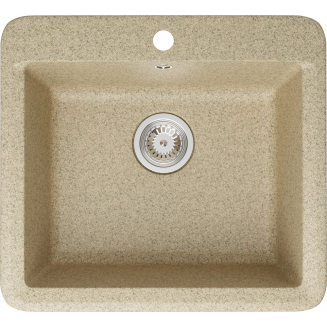 Мойка для кухни DOMACI Парма V-300 553х503 мм, песочный