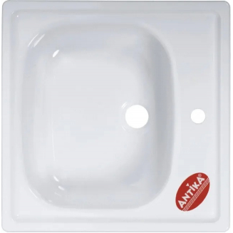 Мойка для кухни эмаль АНТИКА 50x50 с кронштейнами 17 см