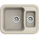 Мойка для кухни EWIGSTEIN Antik 60К 1,5 чаши 660х505 мм кварцевая, тёмно-бежевый