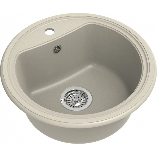 Мойка для кухни EWIGSTEIN Antik R50 1 чаша d=515 мм кварцевая, бежевый
