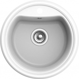 Мойка для кухни EWIGSTEIN Antik R50 1 чаша d=515 мм кварцевая, иней
