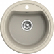 Мойка для кухни EWIGSTEIN Antik R50 1 чаша d=515 мм кварцевая, тёмно-бежевый