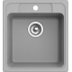 Мойка для кухни EWIGSTEIN Elegant 50 470х510 чаша кварцевая, серый металлик