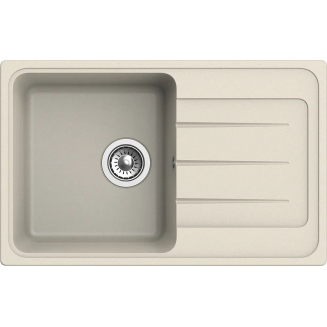 Мойка для кухни EWIGSTEIN Elegant 50F 755х475 чаша+крыло кварцевая, бежевый