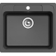 Мойка для кухни EWIGSTEIN Elegant 60 570х510 1 чаша кварцевая, антрацит