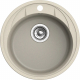 Мойка для кухни EWIGSTEIN Elegant R45 1 чаша D=480 кварцевая, тёмно-бежевый