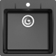 Мойка для кухни EWIGSTEIN Gerd 50 1 чаша 505х505мм кварцевая, чёрный