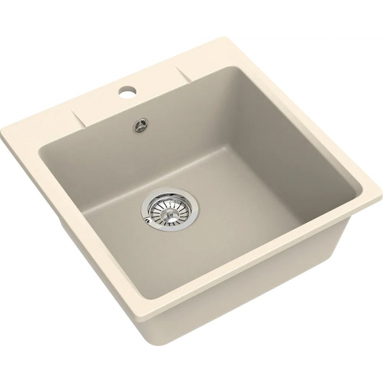 Мойка для кухни EWIGSTEIN Gerd 50 1 чаша 505х505мм кварцевая, крем