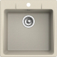 Мойка для кухни EWIGSTEIN Gerd 50 1 чаша 505х505мм кварцевая, тёмно-бежевый