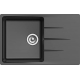 Мойка для кухни EWIGSTEIN Gerd 60F 1 чаша+крыло 769х487мм кварцевая, антрацит
