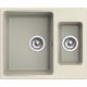 Мойка для кухни EWIGSTEIN Gerd 60K 1,5 чаши 593х490 мм кварцевая, бежевый