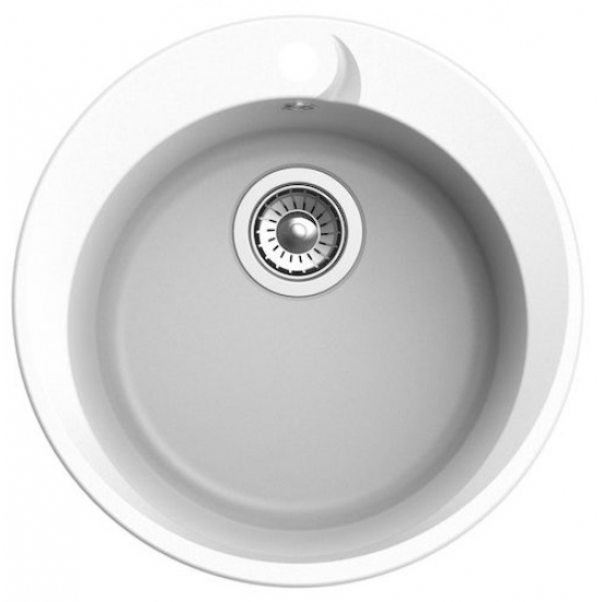 Мойка для кухни EWIGSTEIN Rund 45 1 чаша D-490мм кварцевая, иней