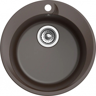 Мойка для кухни EWIGSTEIN Rund 45 1 чаша D-490мм кварцевая, шоколад