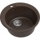 Мойка для кухни EWIGSTEIN Rund 45 1 чаша D-490мм кварцевая, шоколад