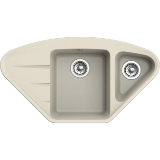 Мойка для кухни EWIGSTEIN Wink 80KF угловая 945х510 1,5 чаши+крыло кварцевая, бежевый