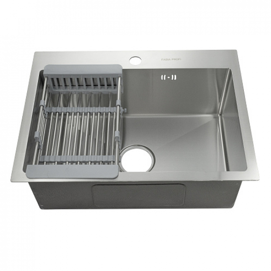 Мойка для кухни FABIA Profi 60453 600х450x3 мм с корзиной