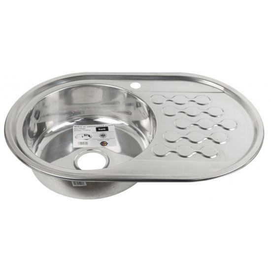 Мойка для кухни FRANK Profi 775008L правая 770х500x1 мм